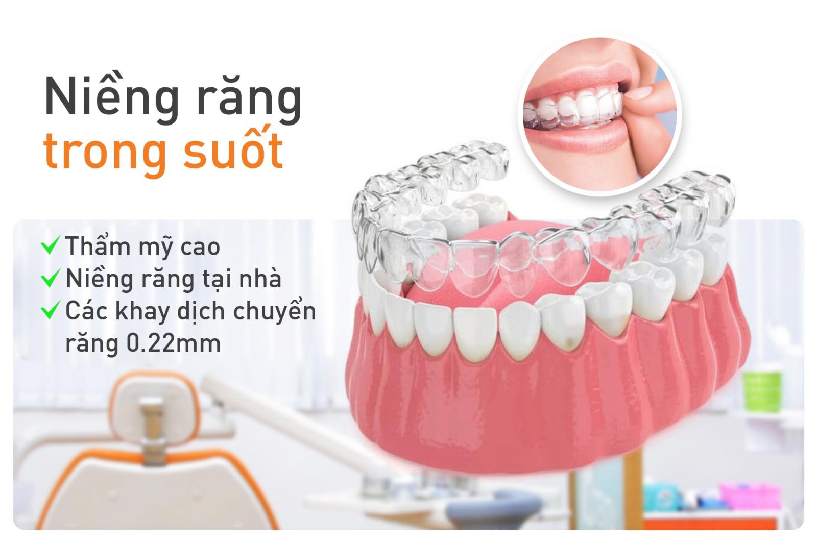 Niềng răng trong suốt nếu đúng quy trình có độ chắc chắn và tính thẩm mỹ rất cao